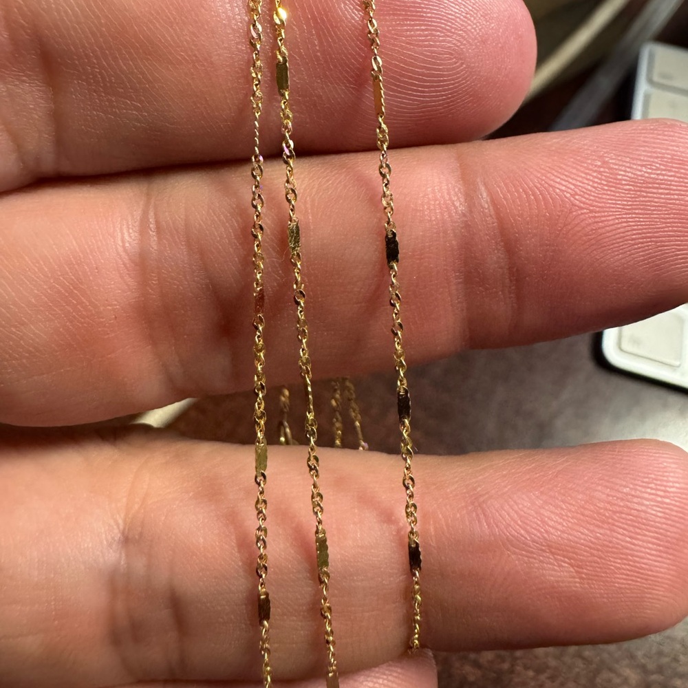 14k Gold Dainty Necklace
